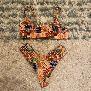 Skatie Patterned Bikini Set